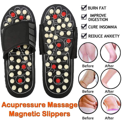 Spring Acupressure and Magnetic Therapy Slippers
