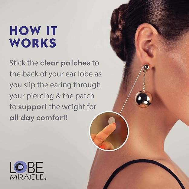 Premium Earlobe Support Patches (200 PCS)