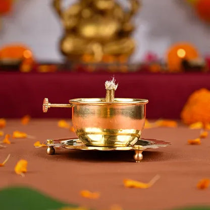 Shree Akhand Jyot Diya – Premium Brass Eternal Lamp
