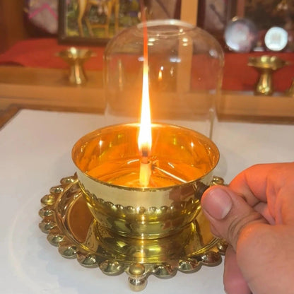 Shree Akhand Jyot Diya – Premium Brass Eternal Lamp