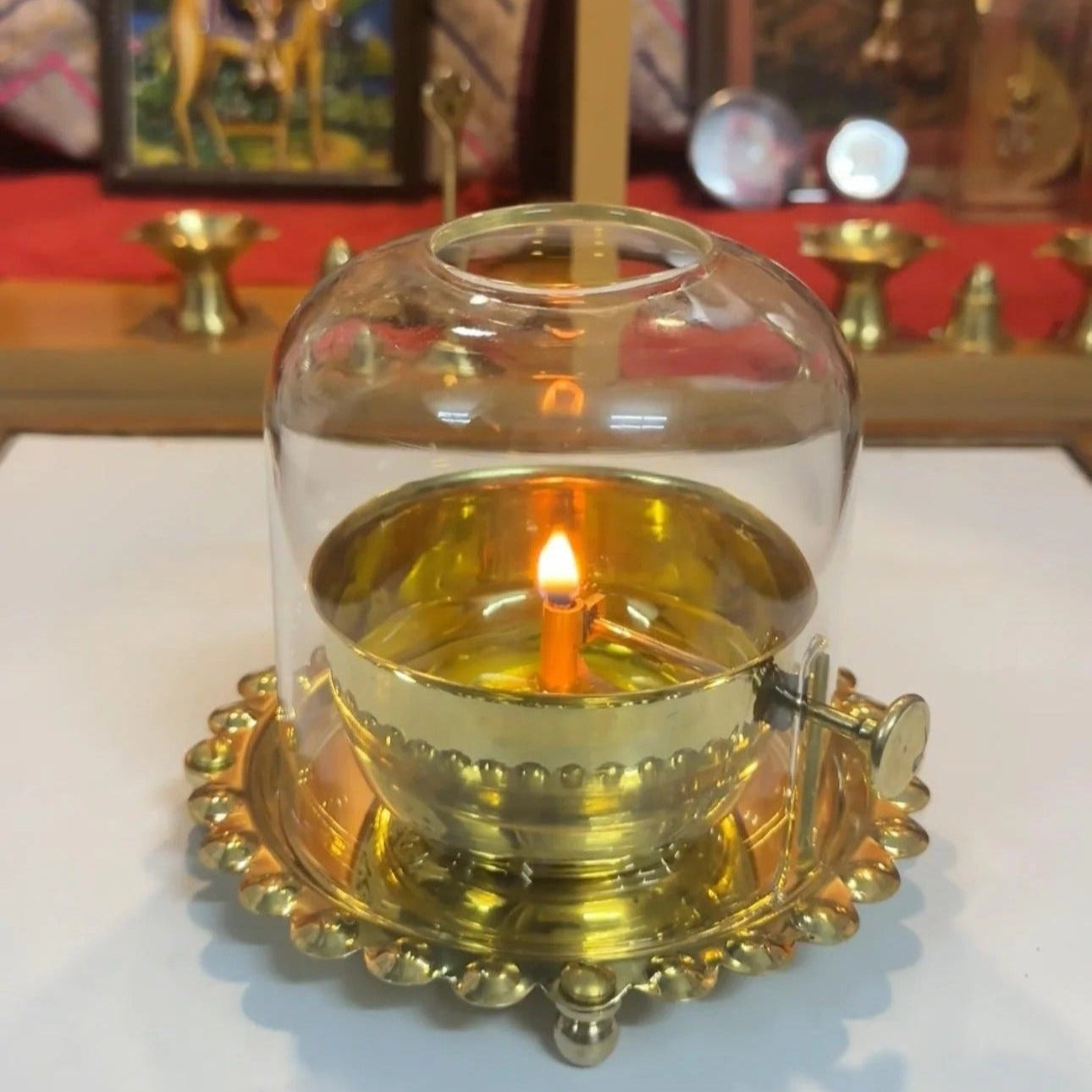 Shree Akhand Jyot Diya – Premium Brass Eternal Lamp